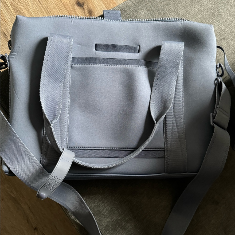 DAGNE DOVER Leather Trimmed Tote Briefcase - Picture 2 of 11